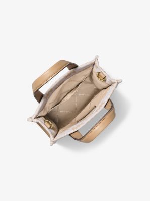 Borsa a tracolla Gigi extra-small con logo jacquard in CACHI | Michael Kors