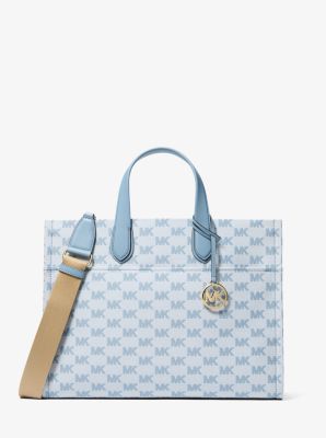 MK Shopper Gigi Large Aus Jacquard Mit Logomuster - Blau