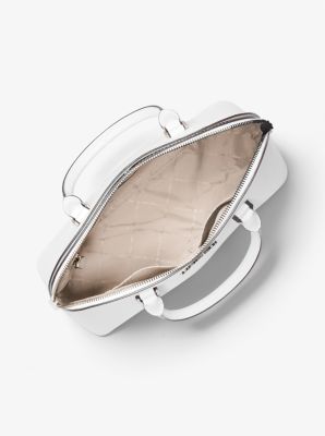Cindy Large Leather Dome Satchel image number 1