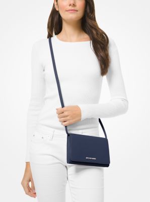 MICHAEL KORS Jet Set Large Saffiano Leather Crossbody Bag $69 Shipped