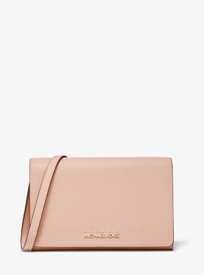 jet set large saffiano leather convertible crossbody bag