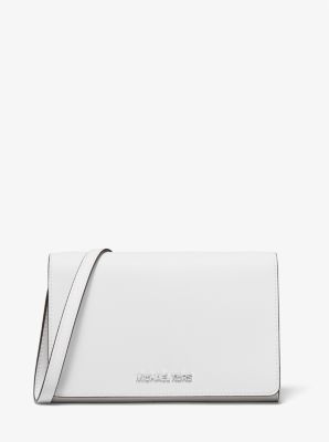 Jet Set Large Saffiano Leather Convertible Crossbody Bag