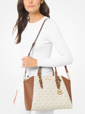 Michael kors ciara shop large leather satchel