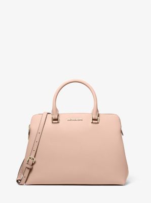 michael kors leather satchel