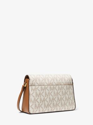 Michael Michael Kors Jessie Medium Pebbled Leather Shoulder Bag In