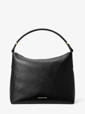 Lexington Large Pebbled Leather Shoulder Bag Michael Kors