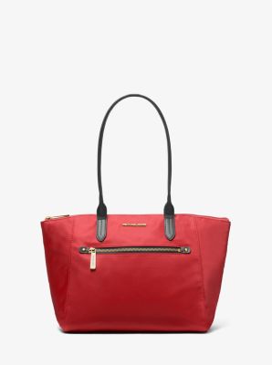 Michael michael kors women's nylon kelsey medium top zip tote sale