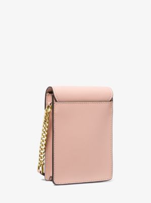 Jet Set Charm Small Saffiano Leather Smartphone Crossbody Bag in SOFT PINK | Michael Kors