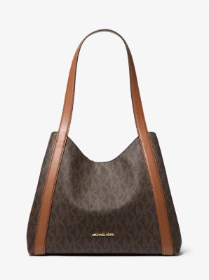 Grand sac porté épaule Rosemary à logo Signature image number 0