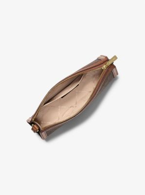 Jet Set Medium Signature Logo Crossbody Bag in BROWN/LUGGAGE | Michael Kors