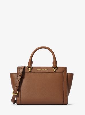 Brandi Small Saffiano Leather Messenger Bag | Michael Kors