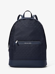 Morgan Medium Logo Jacquard Backpack - ADMIRAL - 38T9COGB8C