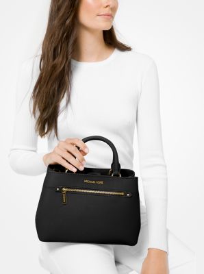 MICHAEL by Michael Kors Ava Small Colorblock Saffiano Leather Satchel Bag