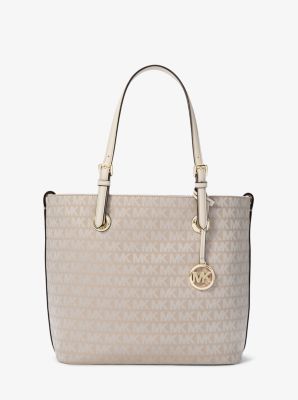 Jet Set Logo Jacquard Tote Bag | Michael Kors Canada