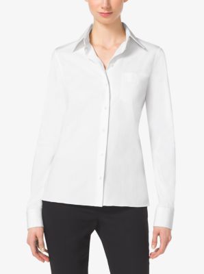 Cotton-poplin Button-down Shirt | Michael Kors