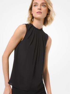 Michael kors discount black sleeveless top