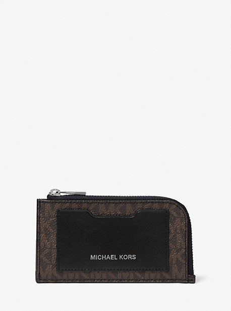 마이클 마이클 코어스 Michael Michael Kors Logo Zip-Around Wallet