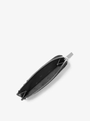 Cartera con logotipo y cremallera circundante in BLANCO INTENSO | Michael Kors