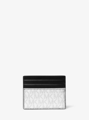 Hudson Tall Logo Stripe Card Case
