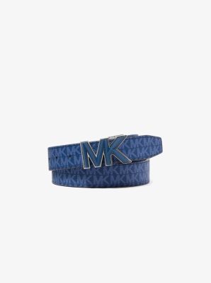 Blue Designer Belts For Men | Michael Kors