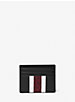 Hudson Logo Stripe Leather Tall Card Case image number 0