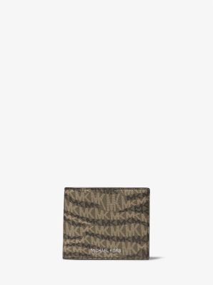 Michael Michael Kors Men's Logo-Print Bi-Fold Wallet