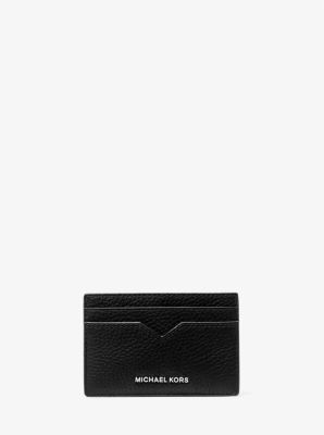 Michael kors leather card holder online