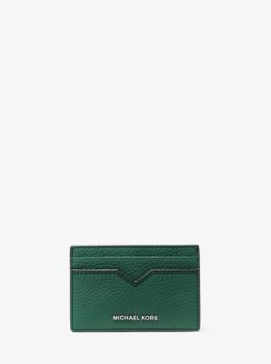 Hudson Pebbled Leather Card Case