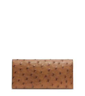 Ostrich Pocket Wallet | Michael Kors