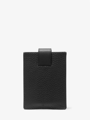 Hudson Pebbled Leather Snap Card Case image number 1