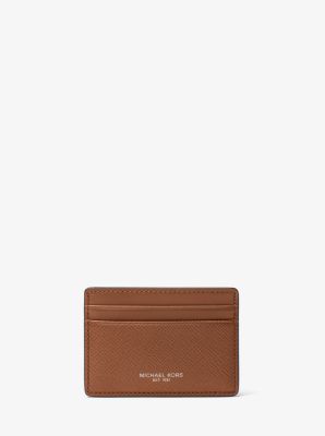 MICHAEL KORS MENS Harrison Crossgrain Leather Billfold Wallet With Passcase