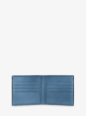 michael kors harrison leather long wallet men