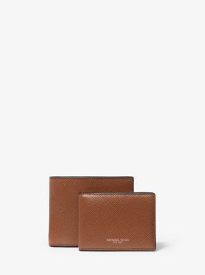 Harrison Crossgrain Leather Billfold Wallet With Passcase | Michael Kors