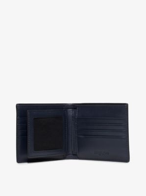 Harrison crossgrain leather billfold wallet sales with passcase