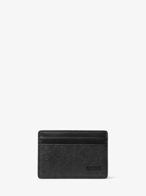 Jet Set Logo Money-Clip Card Case