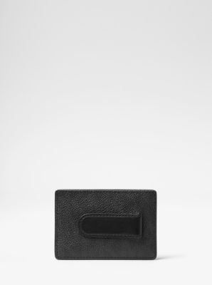 Jet Set Logo Money-Clip Card Case