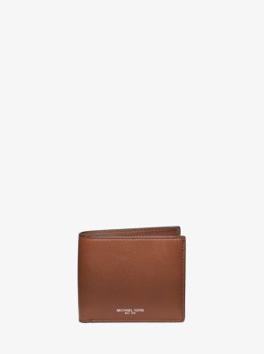 Pebbled Leather Wallet Michael Kors