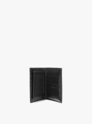 MICHAEL KORS MENS Harrison Crossgrain Leather Billfold Wallet With Passcase