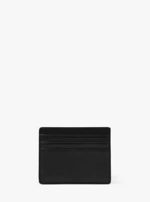 Michael Kors Collection 'Harrison' Fold Over Wallet - Black