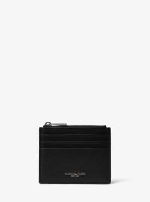 Harrison Leather Zip Card Case 