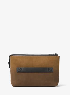 Henry Suede Portfolio Pouch