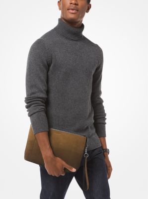 Henry Suede Portfolio Pouch