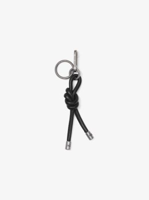 Michael kors deals leather keychain