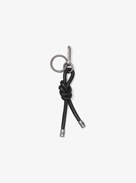 Knotted Leather Key Chain image number 0