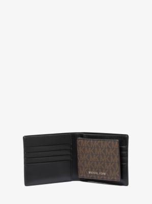 MICHAEL KORS WALLET - BROWN/BLUE Like New