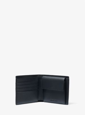 Portefeuille compact Greyson &agrave; logo avec compartiment &agrave; monnaie in BLEU AMIRAL/BLEU P&Acirc;LE | Michael Kors