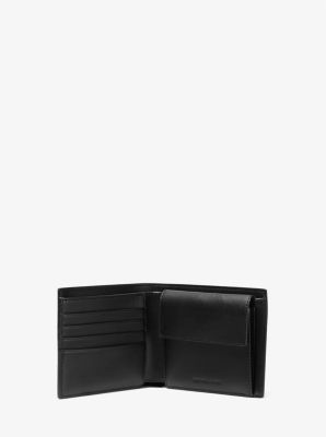 Billetera Greyson con bolsillo para monedas y logotipo