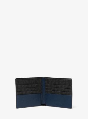 Michael Kors Hudson Pebbled Leather Bifold Wallet