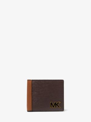 Portefeuille Hudson en cuir &agrave; deux tons