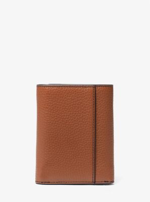 Hudson Pebbled Leather Tri-Fold Wallet image number 2